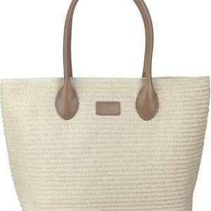 Hoxis Straw And Rattan Beach Women's Tote